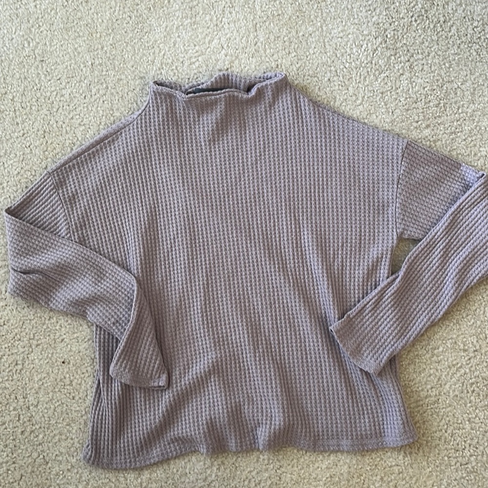 Sunday in Brooklyn Waffle knit sweater